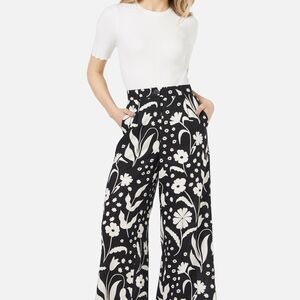 Princess Highway Black and White Wide Leg Pants